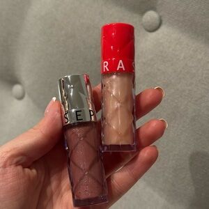 Sephora Lip Gloss Duo - Shimmering Brown and Nude